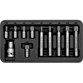 YATO Spline Bitss&aelig;t YT-0415, 11 Dele