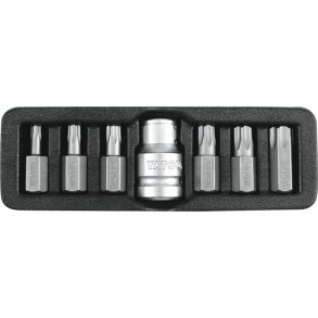 YATO Torx Security Bits&aelig;t T25-T55, 7 Dele