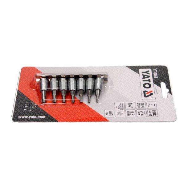 Yato YT-0461 TS Stiftn�gles�t, 7 Dele, til Toyota &amp; VW