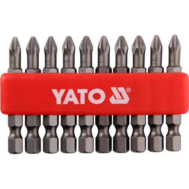 YATO Skruetr�kkerbits YT-0478, PH2 x 50 mm, 10 Stk,