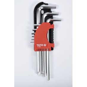 Yato Unbrakon&oslash;gles&aelig;t YT-0502, 2-10 mm, 9 Dele