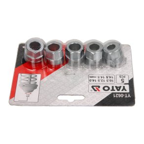 YATO Topn�gles�t til St�dd�mpere YT-0621, 5 Dele, 10,5-14,5 mm