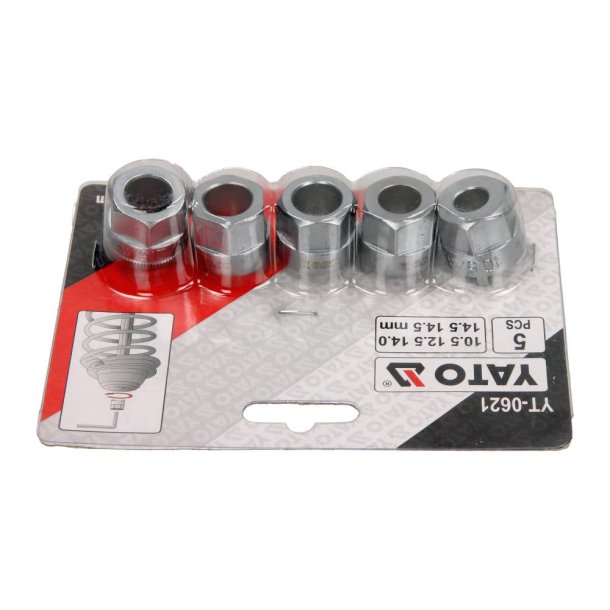 YATO Topn�gles�t til St�dd�mpere YT-0621, 5 Dele, 10,5-14,5 mm