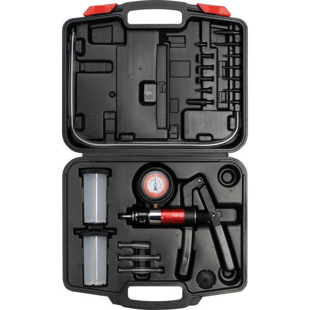 YATO Tryk- og Vakuumpumpe til Bremsesystem, Vakuummeter YT-0674