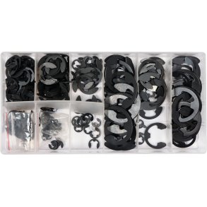 YATO S�t med E-clips, 300 Dele, Assorterede St�rrelser, YT-06884