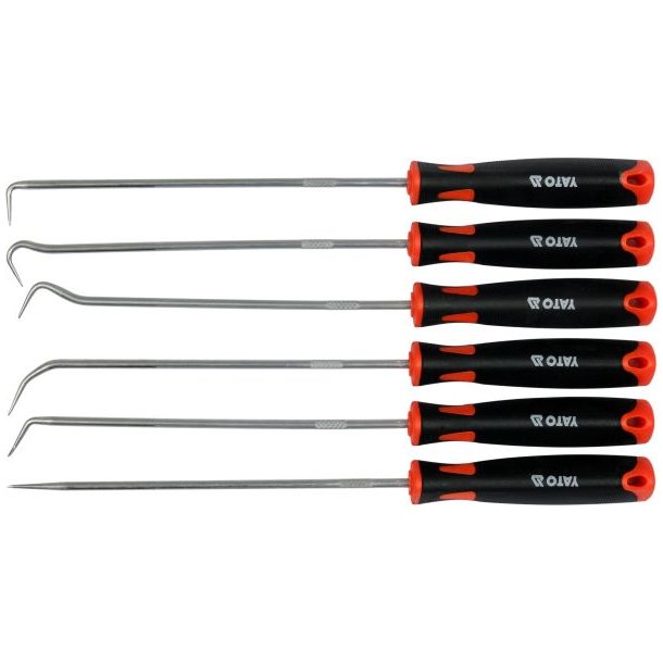 YATO YT-08428 Krochsats med 6 Lange Kroche