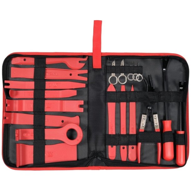 YATO Aftr�kkers�t til Polstring og Bilradio, 19 Dele