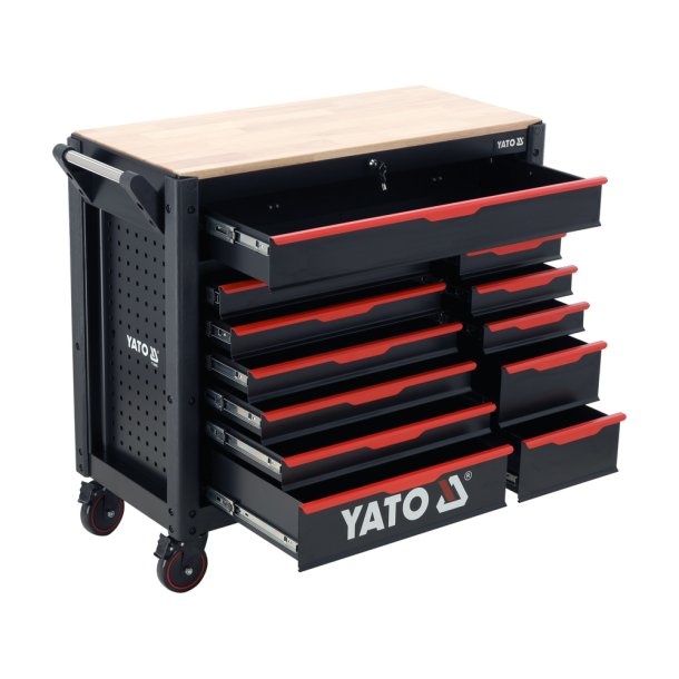 YATO V&aelig;rkt&oslash;jsvogn YT-09003 med 12 Skuffer