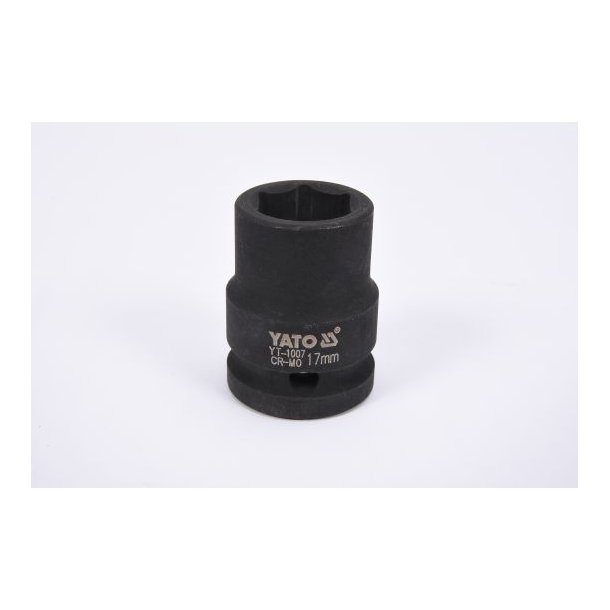 Yato YT-1007 Slagn�glehoved 1/2", 17 mm x 39 mm, 6-kant Kort