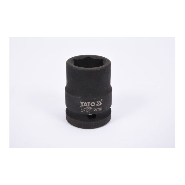 Yato Slagtop 1/2" 18 mm 6-kant Kort