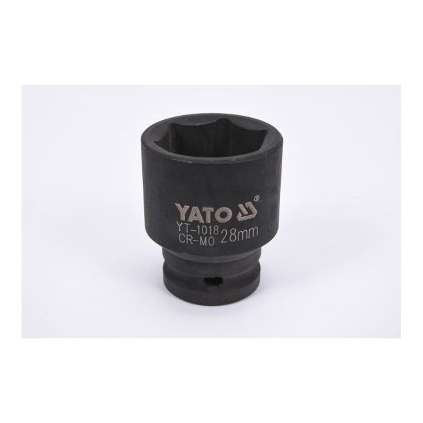 YATO Slagtop YT-1018, 1/2", 28 mm, 6-kant