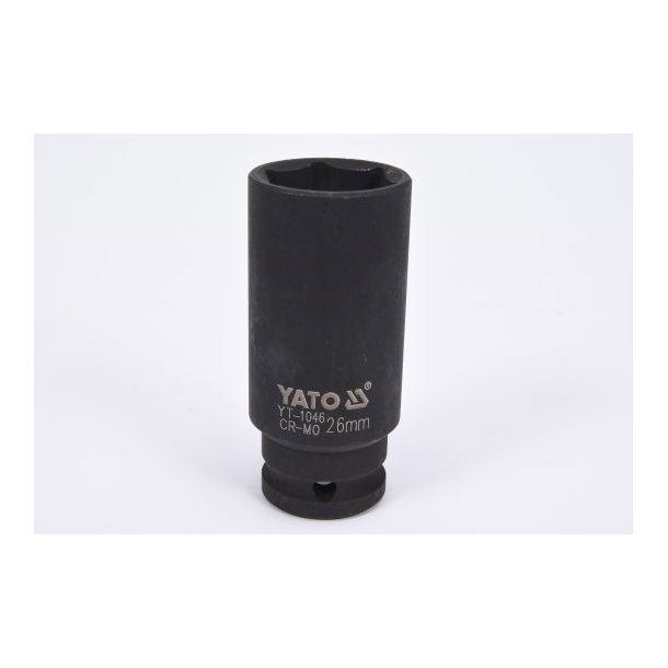 YATO Lang Slagtop YT-1046, 1/2", 26 mm x 78 mm, 6-kant