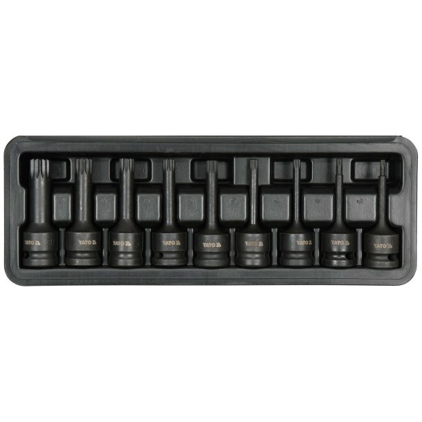 Yato Spline Slagtopn�gles�t, 9 Dele