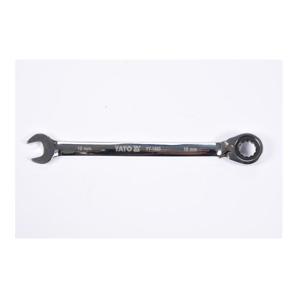 YATO Ringgaffeln&oslash;gle med Skralde 10 mm YT-1653