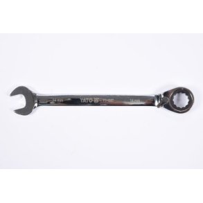 YATO Gaffelringn&oslash;gle med Skralde 14 mm