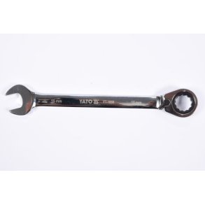 YATO Ringgaffeln&oslash;gle med Skralde og Omskifter 15 mm YT-1658