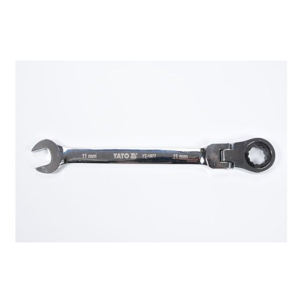 Yato Ringgaffeln&oslash;gle med Skralde og Led 11 mm YT-1677