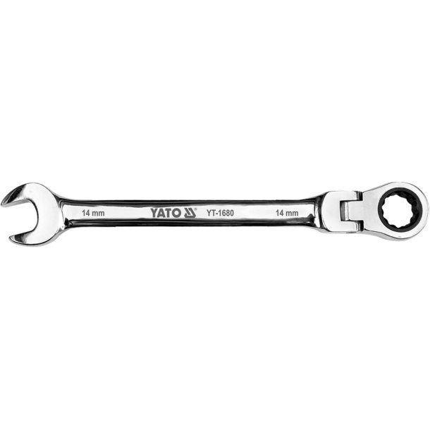 YATO Ringgaffeln&oslash;gle med Skralde og Led 14 mm YT-1680