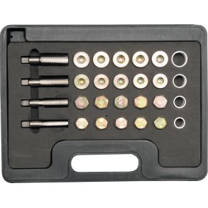 YATO Reparationss&aelig;t til Oliebundpropsgevind YT-1757, 64 Dele, M13-M20