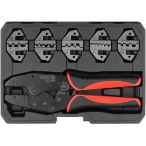 YATO Krimptangs&aelig;t YT-2245 med 5 Bakkes&aelig;t i Kuffert