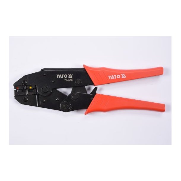 YATO Crimptang YT-2296 med Skralde, 0,5-6 mm�