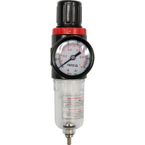 YATO Trykregulator med Filter og Manometer 1/4