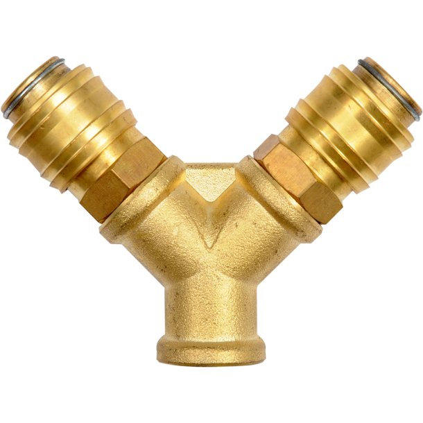 YATO Messing Y-Fordeler, G3/8" Indvendigt Gevind, YT-24091