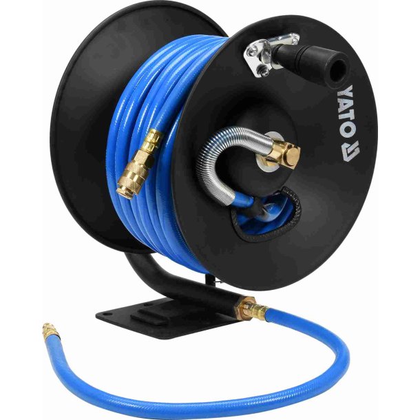 YATO Trykluftslange p&aring; Tromle YT-24240, 15 m x 10 mm