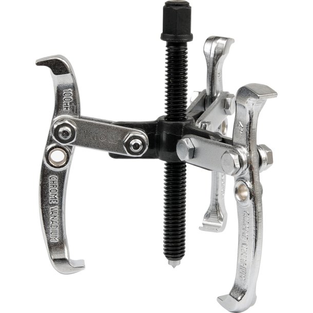 YATO 3-armet Lejeaftr&aelig;kker YT-2512, 100mm, Vendbar