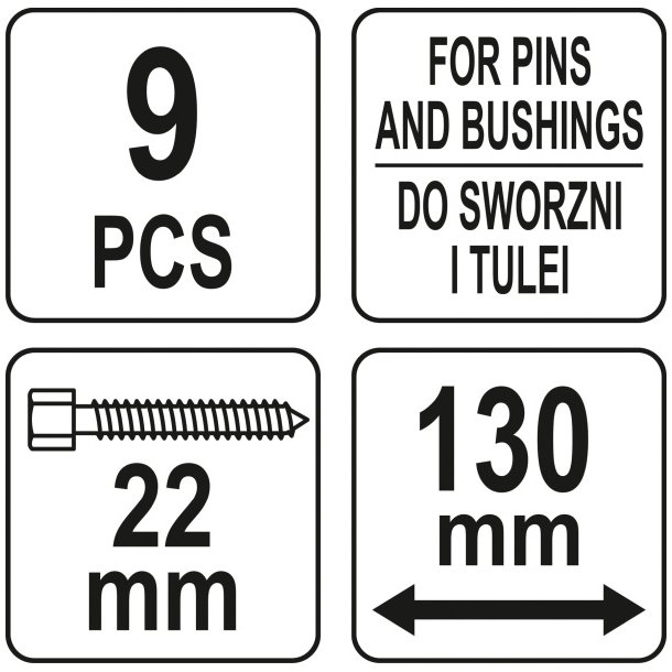 YATO Skruepresse til Stifter og B&oslash;sninger YT-25413