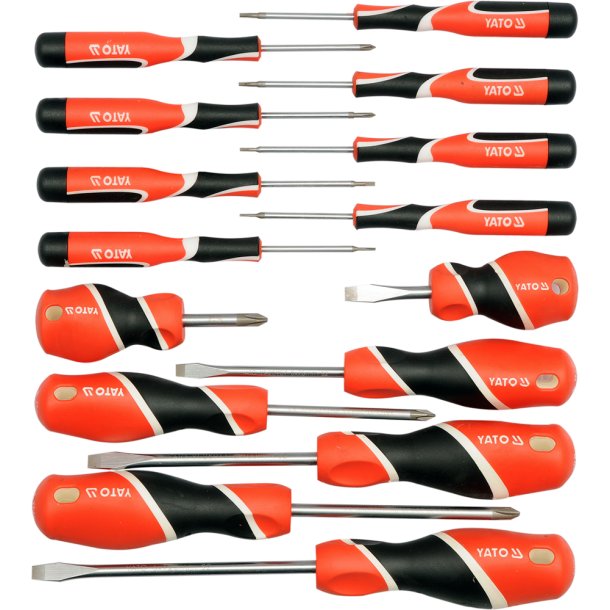 YATO Skruetr&aelig;kkers&aelig;t YT-25981, 15 Dele
