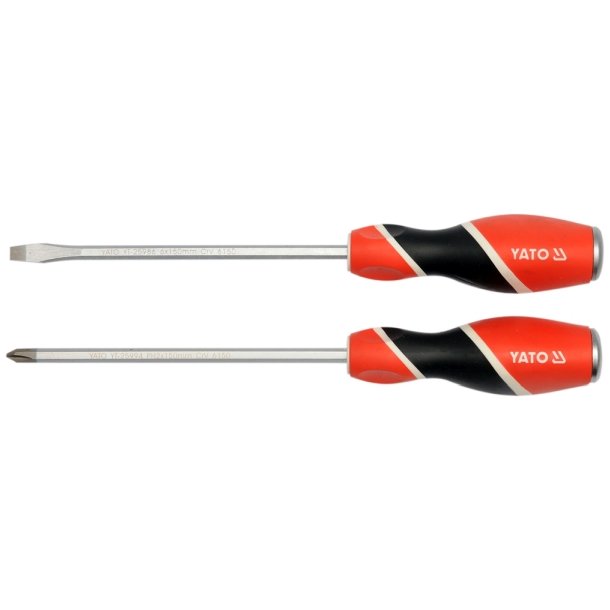 Yato Slagskruetr&aelig;kkers&aelig;t 2 Stk, 150mm PH2/SL6,0 YT-25998