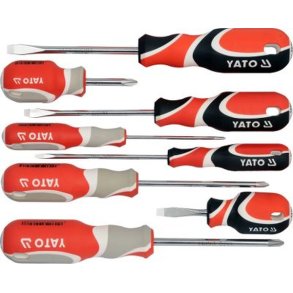 YATO Skruetr&aelig;kkers&aelig;t YT-2670, 8 Dele, SVCM55 St&aring;l