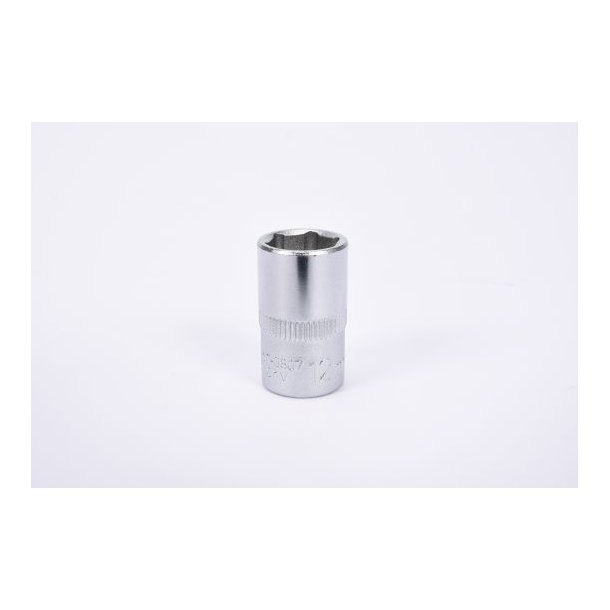 YATO Kort 6-kantet Topn&oslash;gle YT-3807, 12 mm, 3/8"