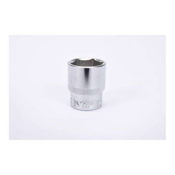 YATO 3/8 Tommer 19 mm 6-kant Kort Topn&oslash;gle YT-3814