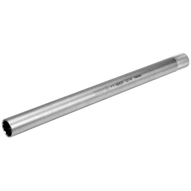 YATO T&aelig;ndr&oslash;rstop YT-38521, 14 mm, 3/8", 250 mm, 12-kant