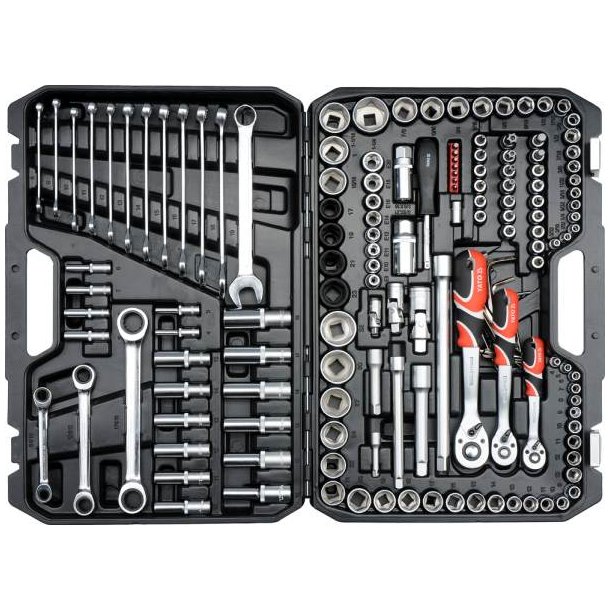 Yato V&aelig;rkt&oslash;jss&aelig;t 1/2" 150 Dele