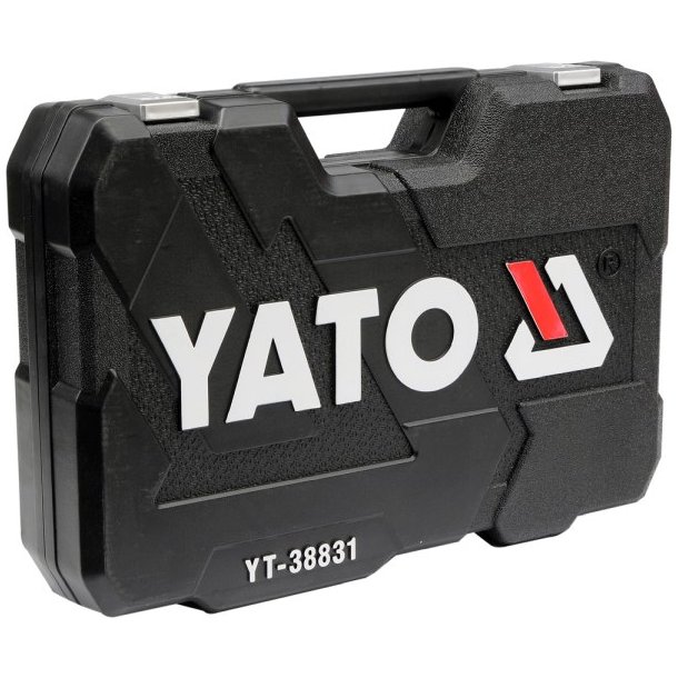 YATO V&aelig;rkt&oslash;jss&aelig;t YT-38831, 111 Dele, 1/4", 3/8", 1/2"