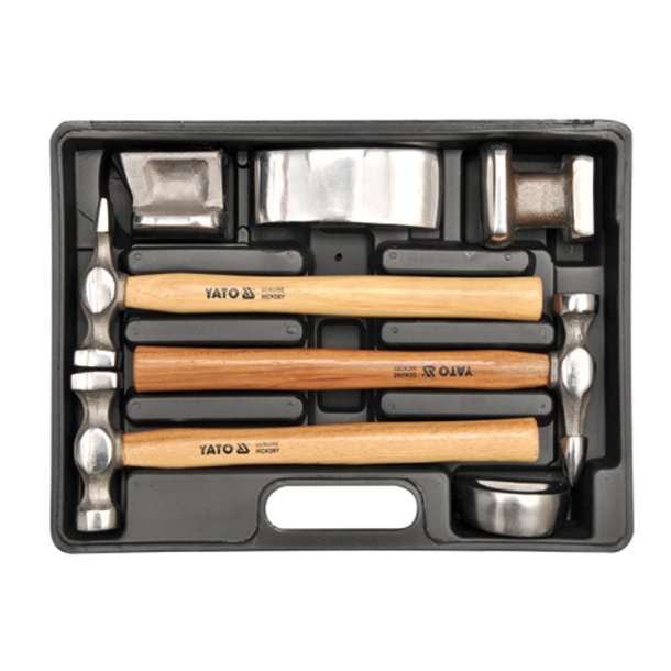 YATO YT-4590 Pladehammers&aelig;t, 7 Dele