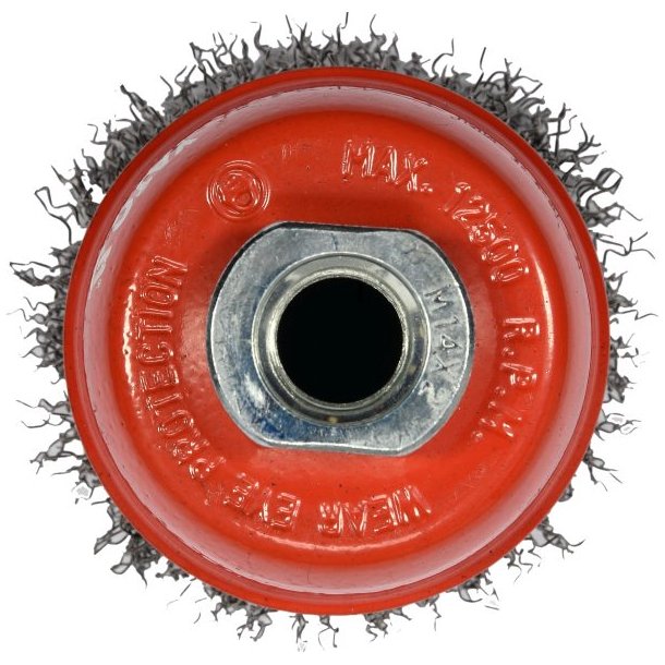 YATO Kopb&oslash;rste 65 mm M14 INOX