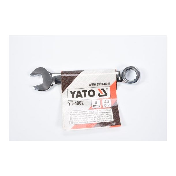 YATO Kort Ringgaffeln&oslash;gle 9 mm YT-4902