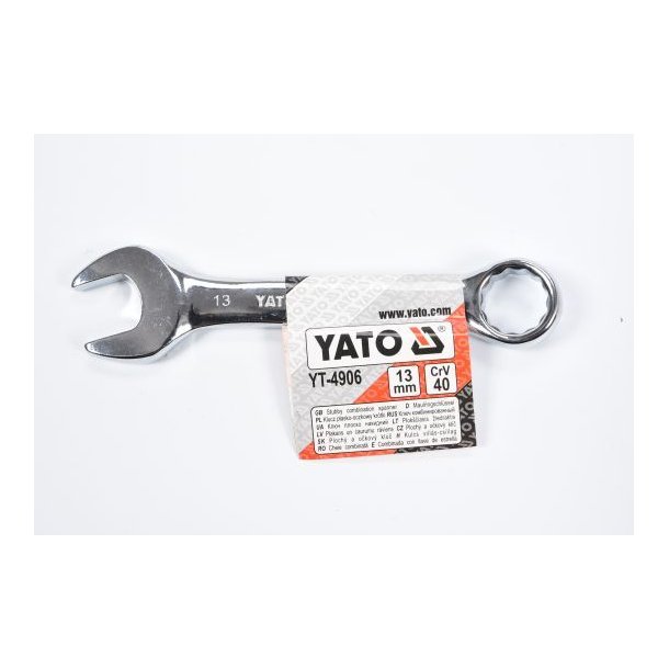 YATO Kort Ringgaffeln&oslash;gle 13 mm YT-4906