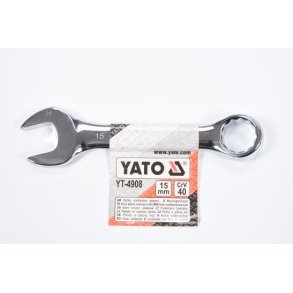 Yato Kort Ringgaffeln&oslash;gle 15 mm YT-4908
