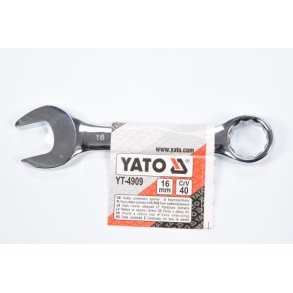 YATO Kort Ringgaffeln&oslash;gle YT-4909, 16 mm
