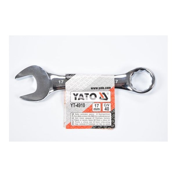 YATO Kort Ringgaffeln&oslash;gle YT-4910, 17 mm, 128 mm
