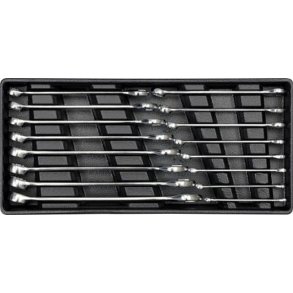 Yato Ringgaffeln&oslash;gles&aelig;t i Skuffeindl&aelig;g, 16 Dele, 6-21 mm, YT-5531