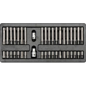 YATO Skuffeindl&aelig;g med Bits&aelig;t YT-5538, 40 Dele