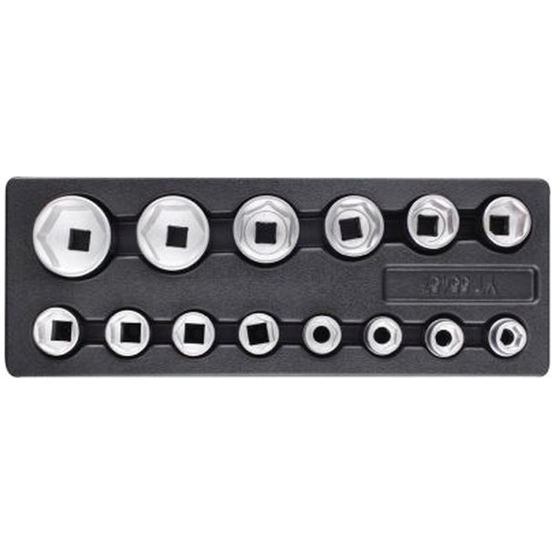 YATO Skuffeindl&aelig;g med Topn&oslash;gles&aelig;t 3/4" 14 Dele YT-55457