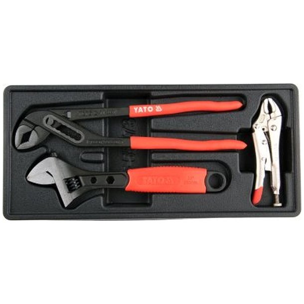 YATO YT-55473 Tangs&aelig;t i Skuffeindl&aelig;g, 3 Dele