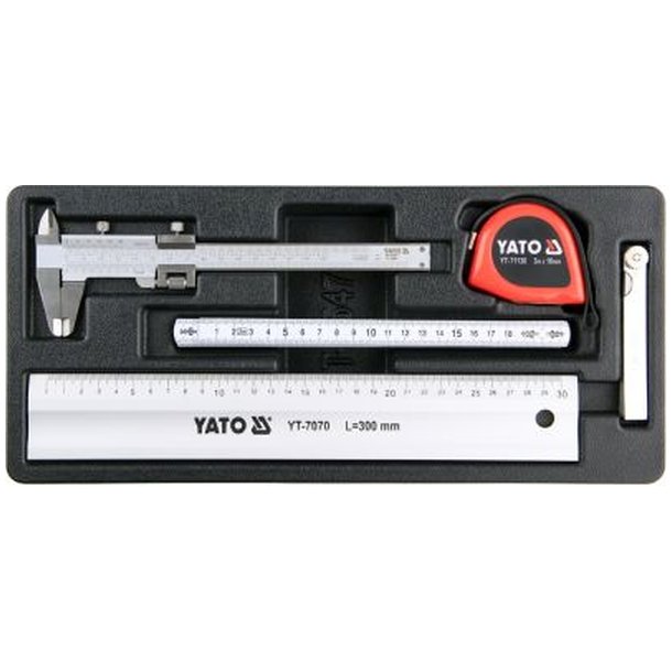 Yato Skuffeindl&aelig;g til M&aring;lev&aelig;rkt&oslash;j, 5 Dele